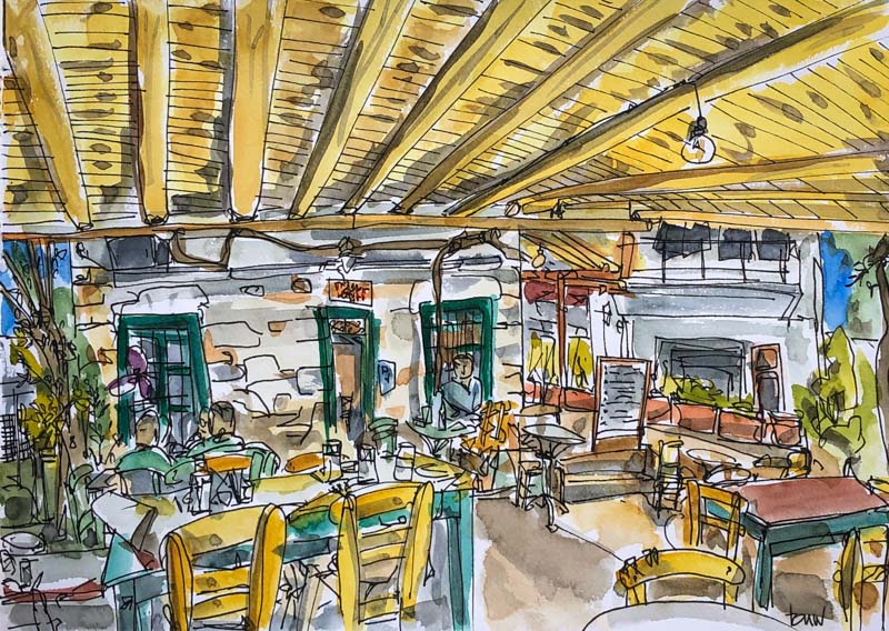 Danny Touw Paintings Gavalochori Monicas drawing